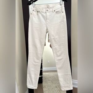 J CREW Ivory Denim Pants (27)